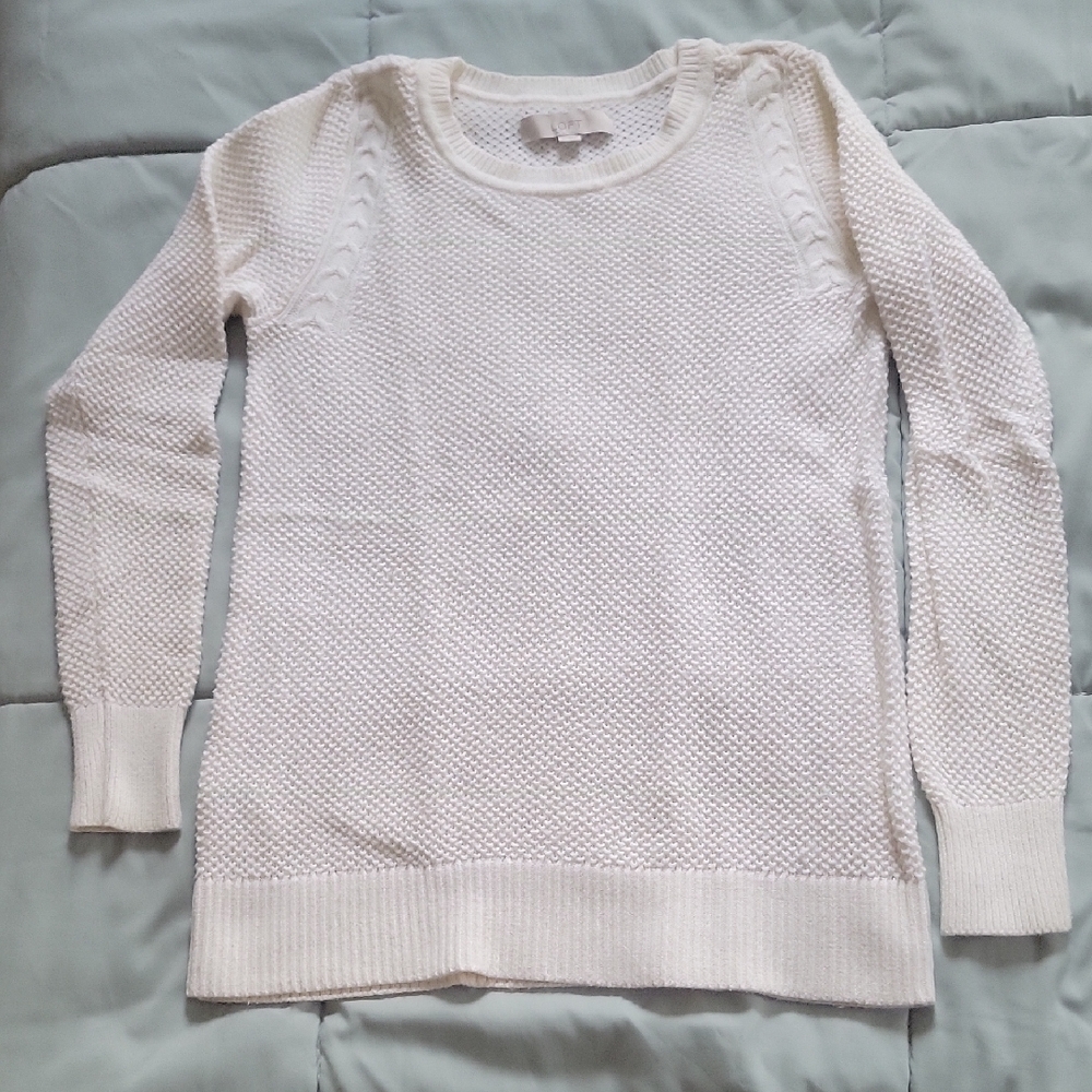 Elegant White Women's Sweater